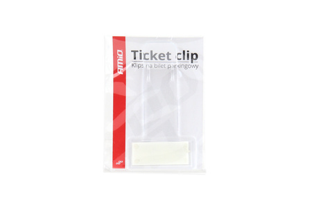 Klips uchwyt na bilet parkingowy AMIO-02601