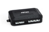 Zestaw czujników parkowania cofania Buzzer 4 sensory białe AMIO-01568