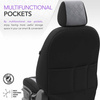 Komplet pokrowców na fotele samochodowe OTOM RUBY 1202 GREY/BLACK 3-ZIP