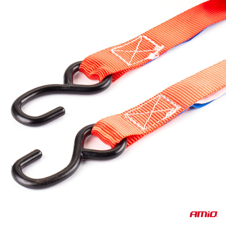 Pas transportowy z napinaczem 500 kg 25 mm 5 m BELT-05 AMIO-02873