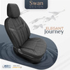 Komplet pokrowców na fotele samochodowe OTOM SWAN 501 BLACK 3-ZIP