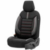 Komplet pokrowców na fotele samochodowe OTOM LIMITED 101 BLACK/RED 3-ZIP