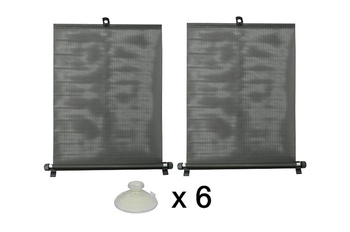 Rolety na boczne szyby czarne 2 szt. x 45 cm szerokości