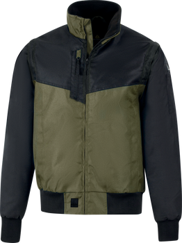 WIATRÓWKA 2 W 1 Z POLIESTRU OXFORD POWLEKANEGO PU, ODPINANE RĘKAWY, PODSZEWKA Z POLARU XXL