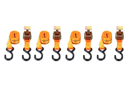 Pasy transportowe z napinaczem - zestaw komplet 700 kg 25 mm 4,5 m 4 szt. BELT-03 AMIO-02496