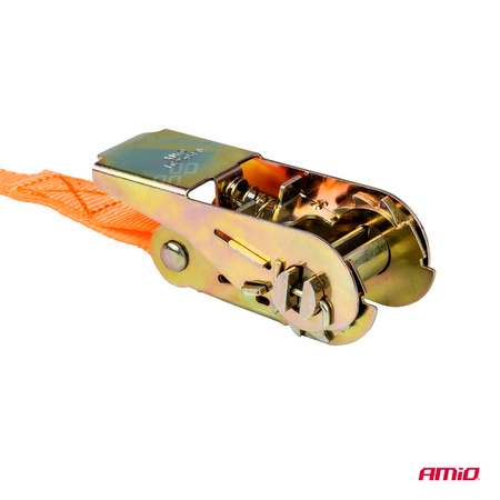 Pas transportowy z napinaczem 500 kg 25 mm 6 m BELT-08 AMIO-02876