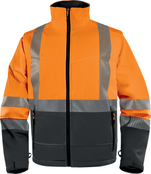 BLUZA SOFTSHELL Z POLIESTRU I ELASTANU, 3 WARSTWY LAMINOWANE S
