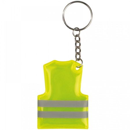 Brelok w kształcie kamizelki odblaskowej