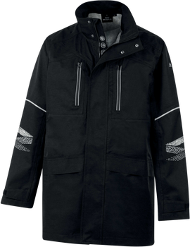 KURTKA NIEPRZEMAKALNA - PŁÓTNO 100% POLIESTER Z RECYKLINGU MEMBRANA PU GRAFEN M