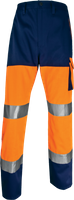 SPODNIE ROBOCZE OSTRZEGAWCZE PANOSTYLE Z POLIESTRU I BAWEŁNY roz.  M